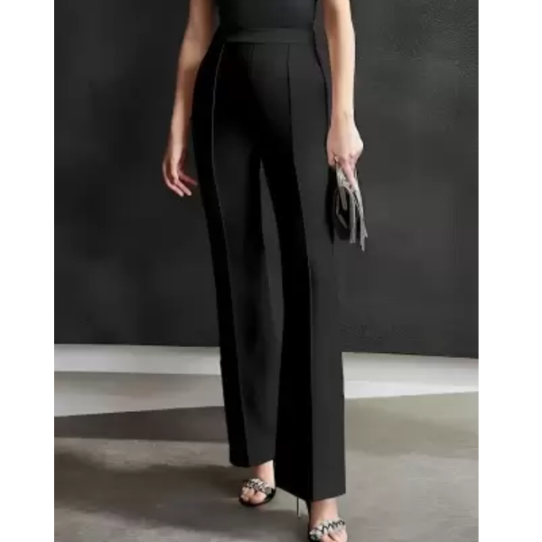 Women Regular Fit Multicolor Cotton Blend Trousers